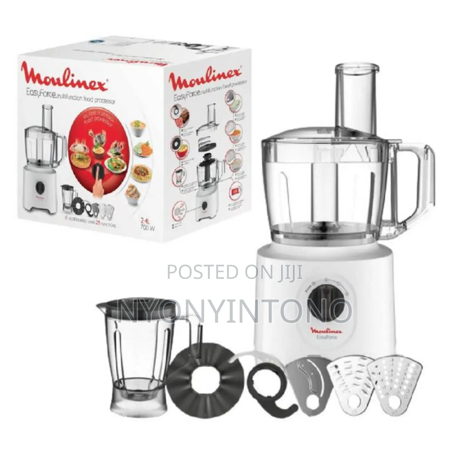 Moulinex 800w 6 in 1 Powerful and Durable Food Processor