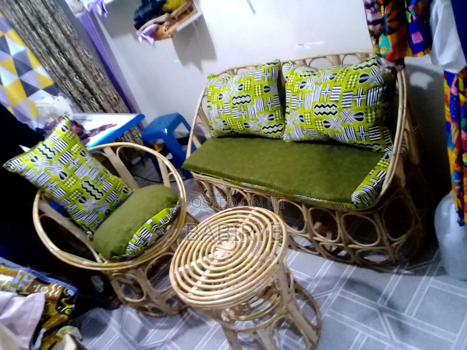 2 Seater Balcony Chair , Stool