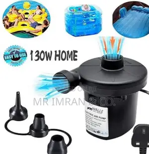 Portable Electric Air Pump for Inflatables With 3 Nozzles