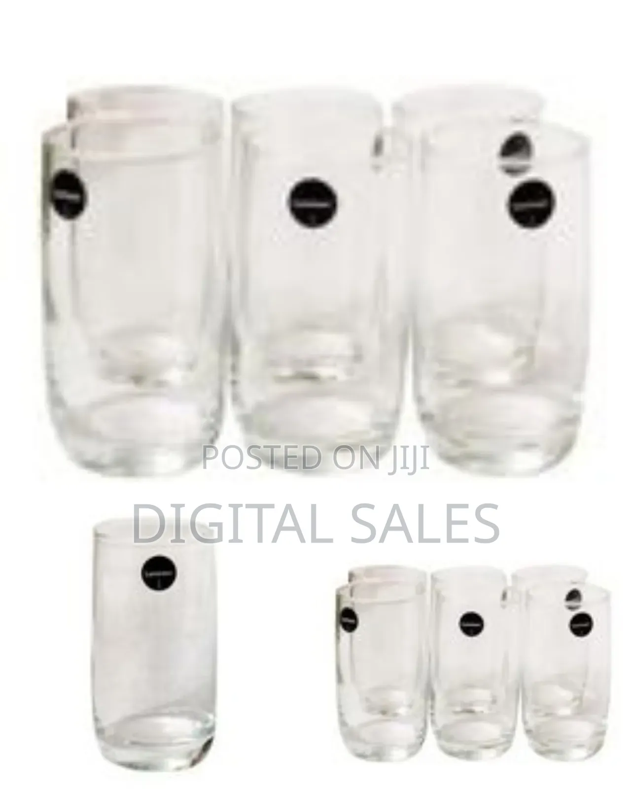 Luminarc 6 Pieces of Oval Luminarc Water