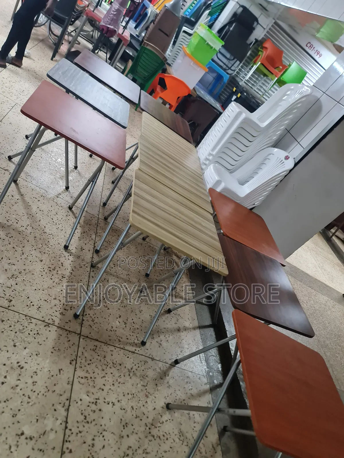 Stocked Wooden Foldable Tables 1pc