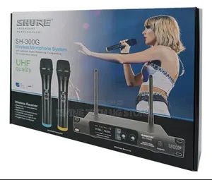 Wireless Microphone Shure Sh- 300g Uhf Quality