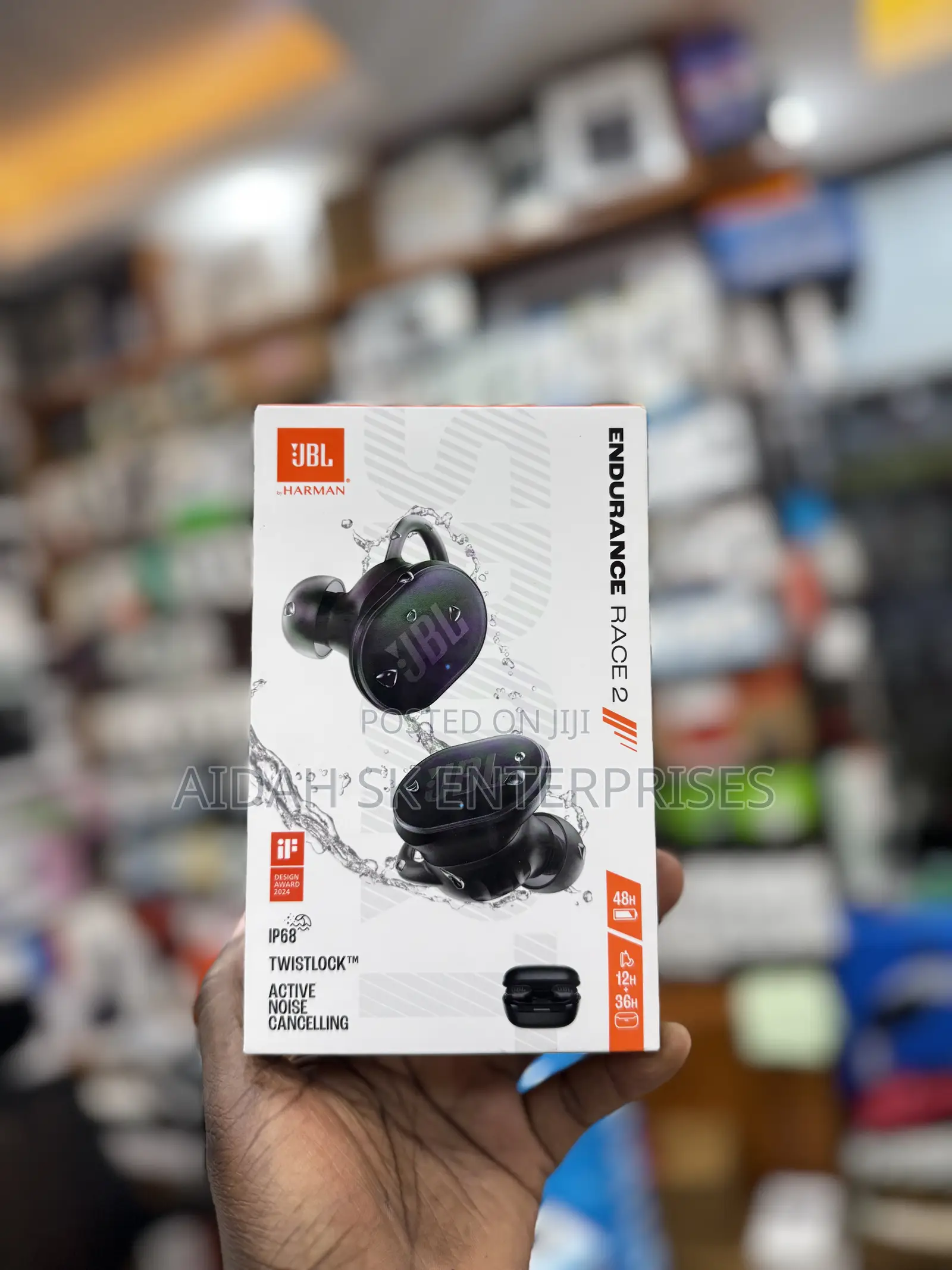 JBL Endurance Race 2 - Waterproof (Ip68) Sports True Wireless Earbuds