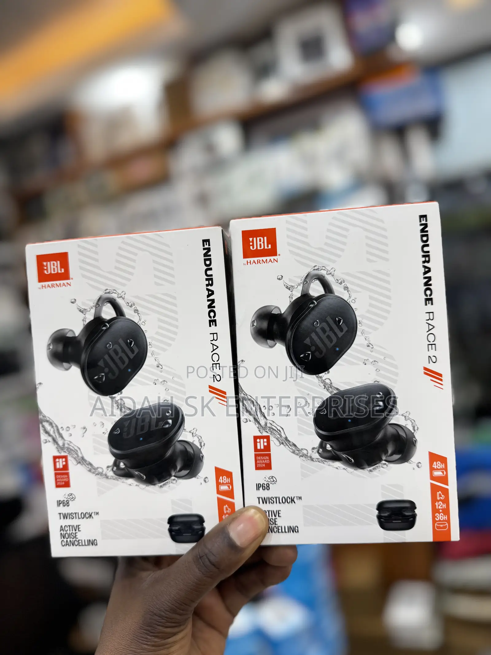 JBL Endurance Race 2 - Waterproof (Ip68) Sports True Wireless Earbuds