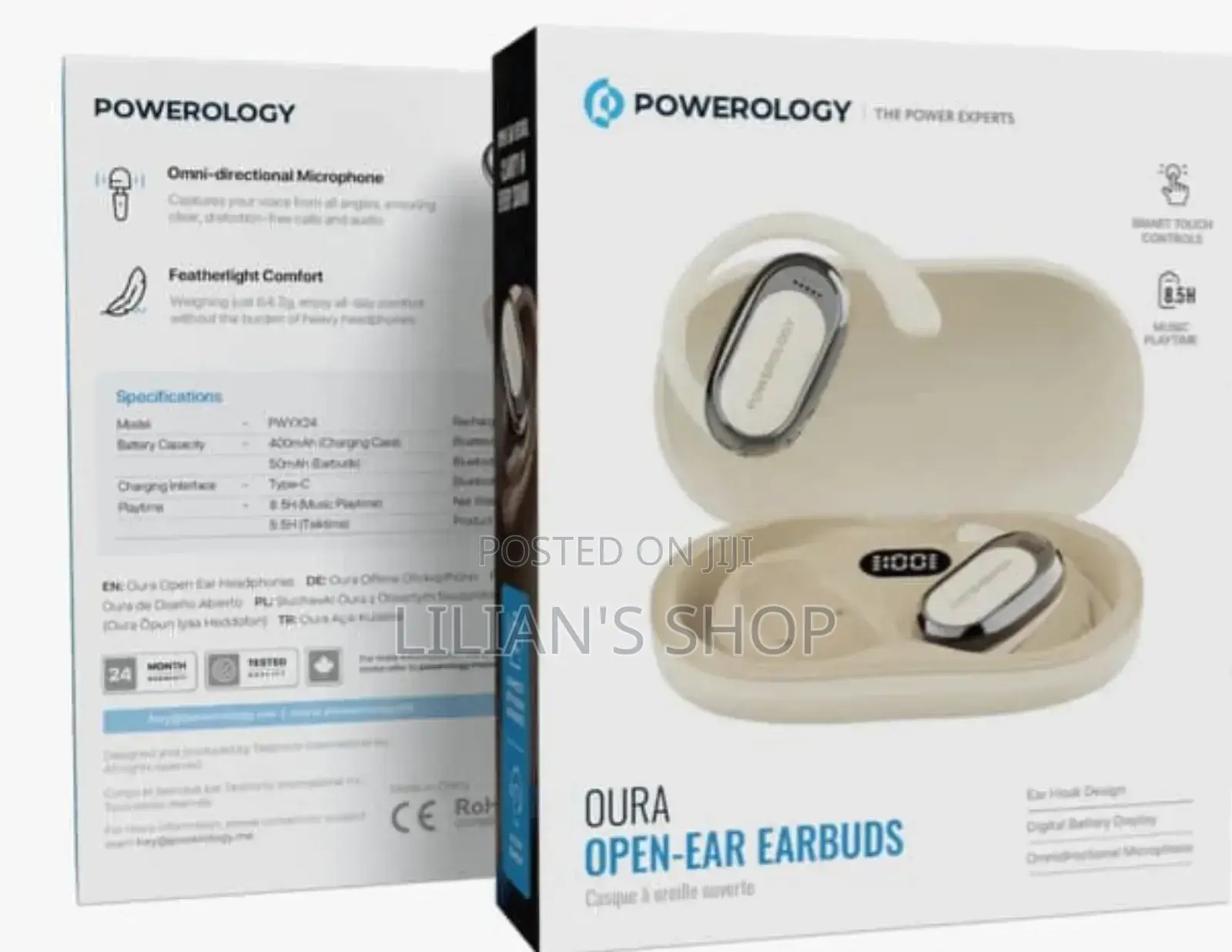 Powerology Oura Open-Ear Headphones