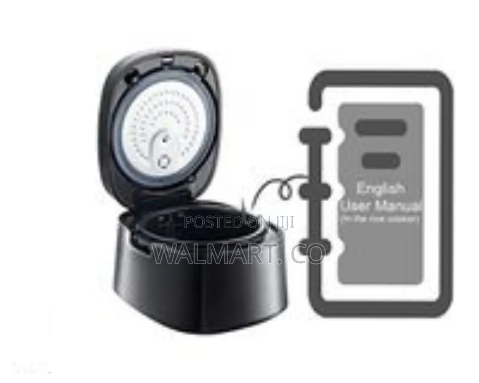 4 Litre Rice Cooker Smart Rice Cooker Steamer 8 Cups -Black