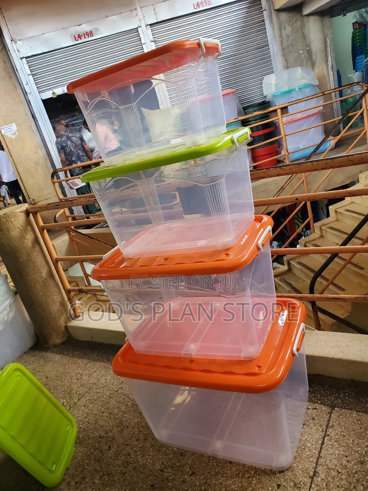 165,110,70,40 Litres Plastic Storage Boxes Set Plastic Storage Boxes