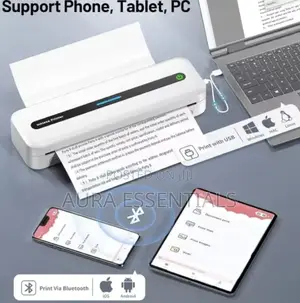 Portable Inkless Thermal Printer