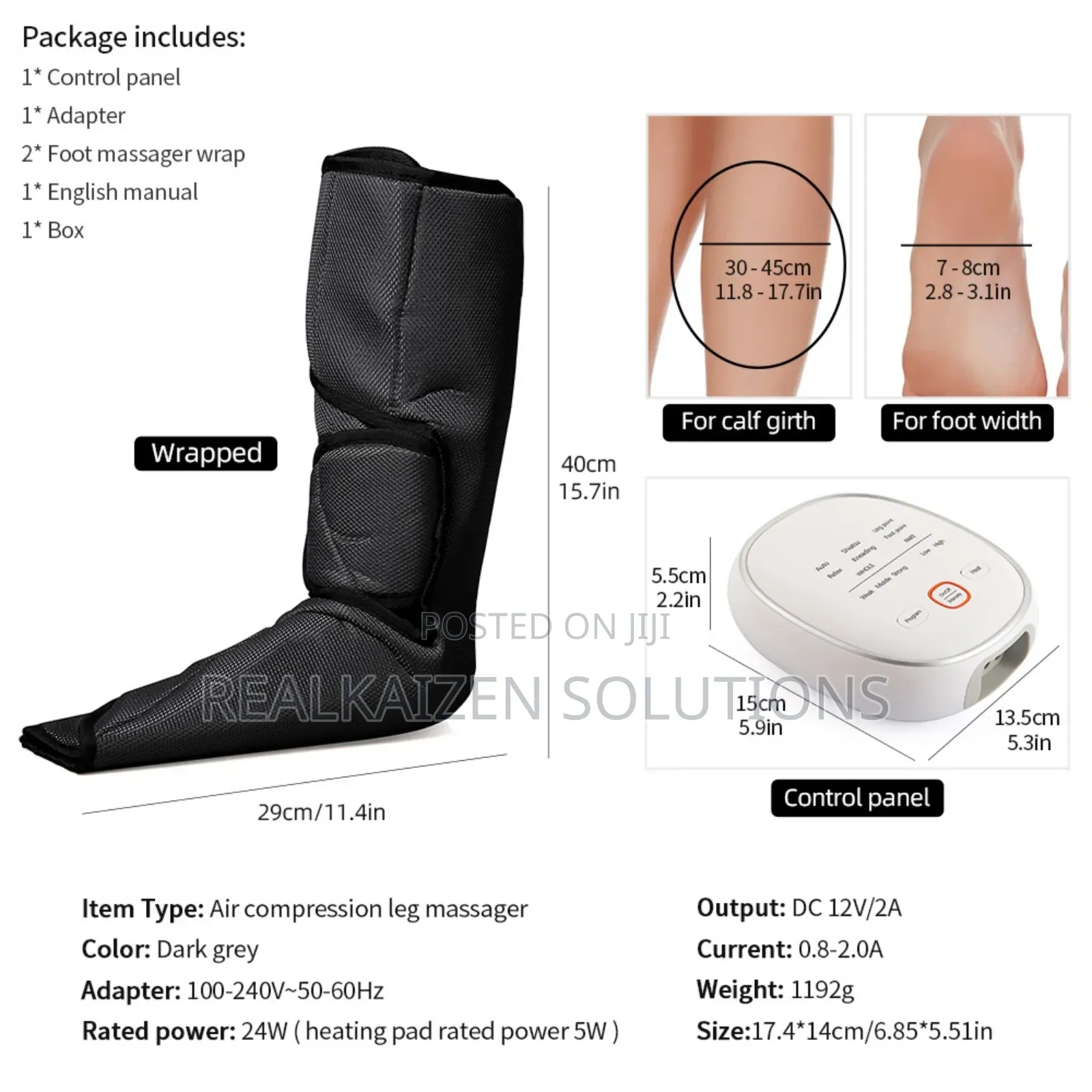 Leg| Calf Foot Intelligent Air Compression Massager With Heat