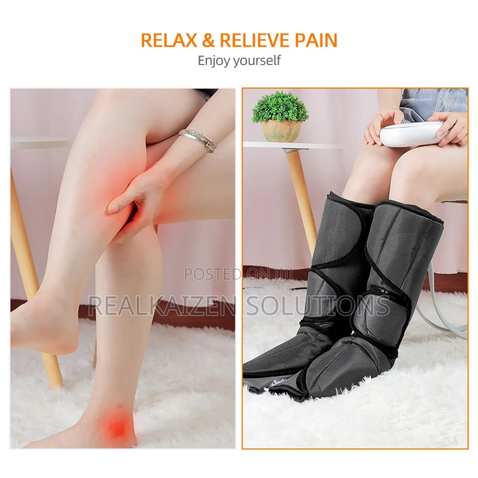 Leg| Calf Foot Intelligent Air Compression Massager With Heat
