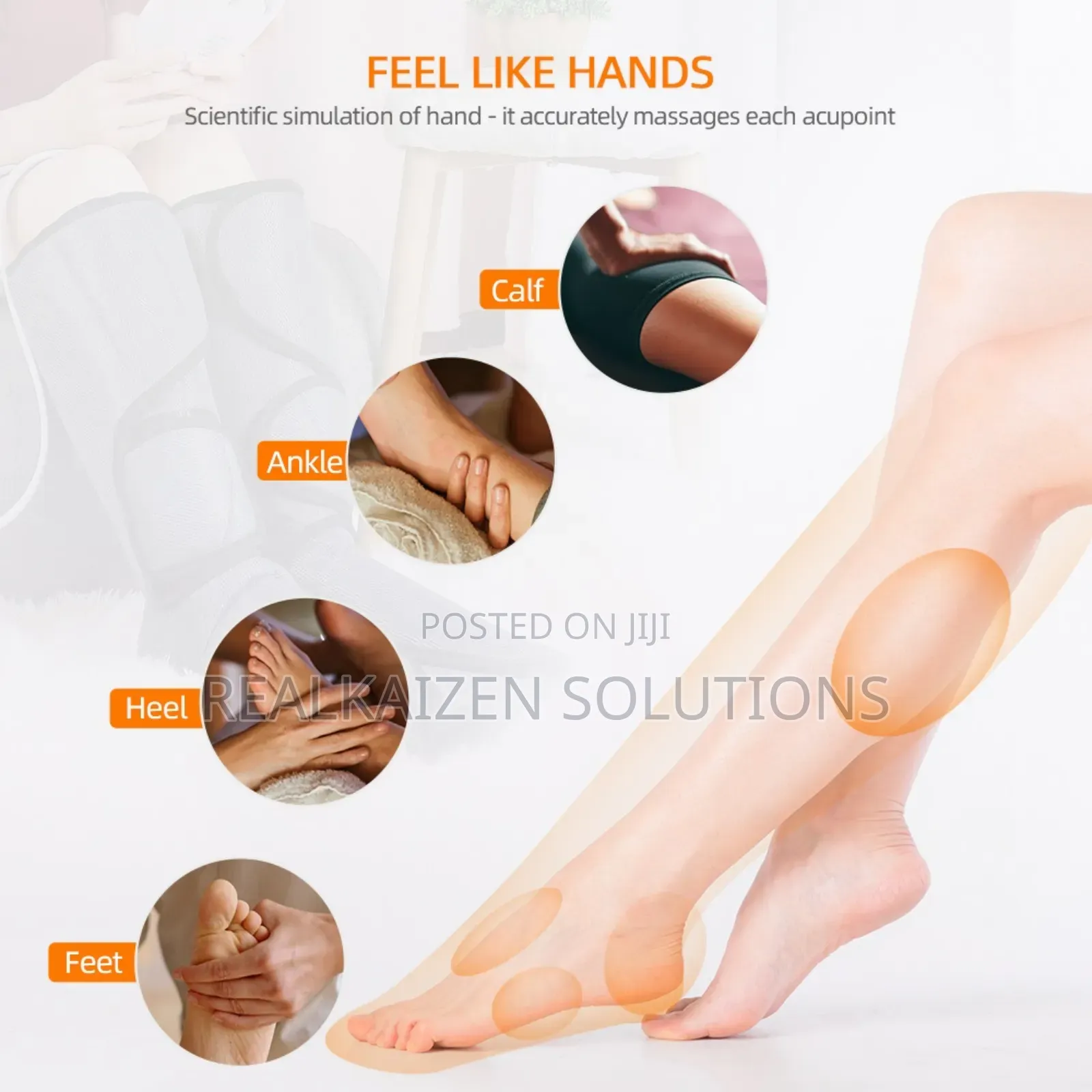 Leg| Calf Foot Intelligent Air Compression Massager With Heat
