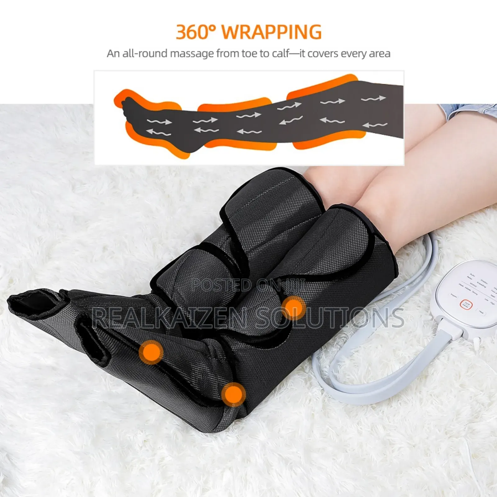Leg| Calf Foot Intelligent Air Compression Massager With Heat