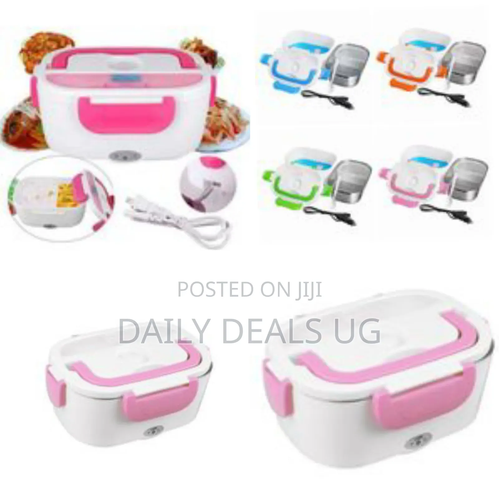 Portable Electric Lunch Box Car Food Warmer- Color May Vary
