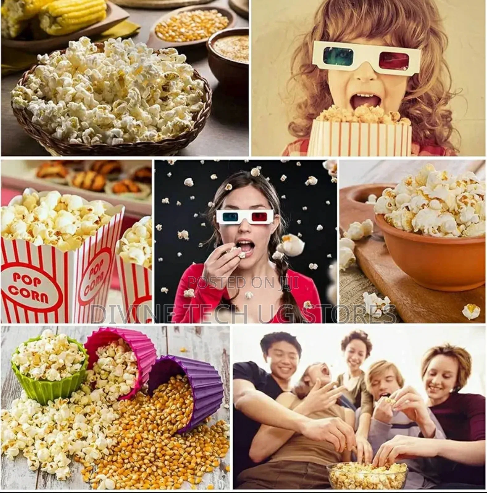 Electric Popcorn Maker -Healthy Delicious Popcorn
