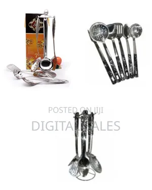 7 Piece Kitchen Tool Cooking Utensils Serving Spoons Cutlery