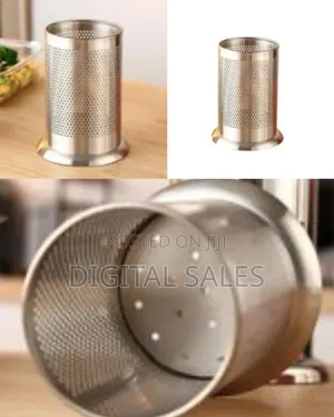 New Style Stainless Steel Golden Cutlery Holder Drainer Spoon Fork 0
