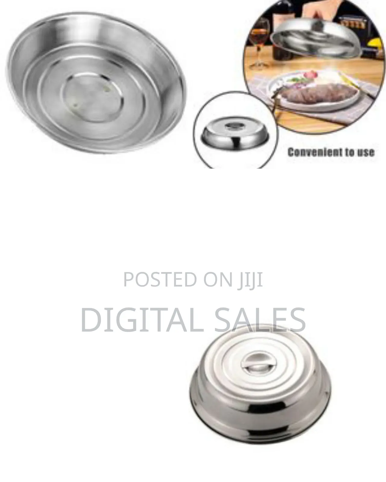 20cm Dome Cover for Cooking Griddle Catering Metal Plate Cover
