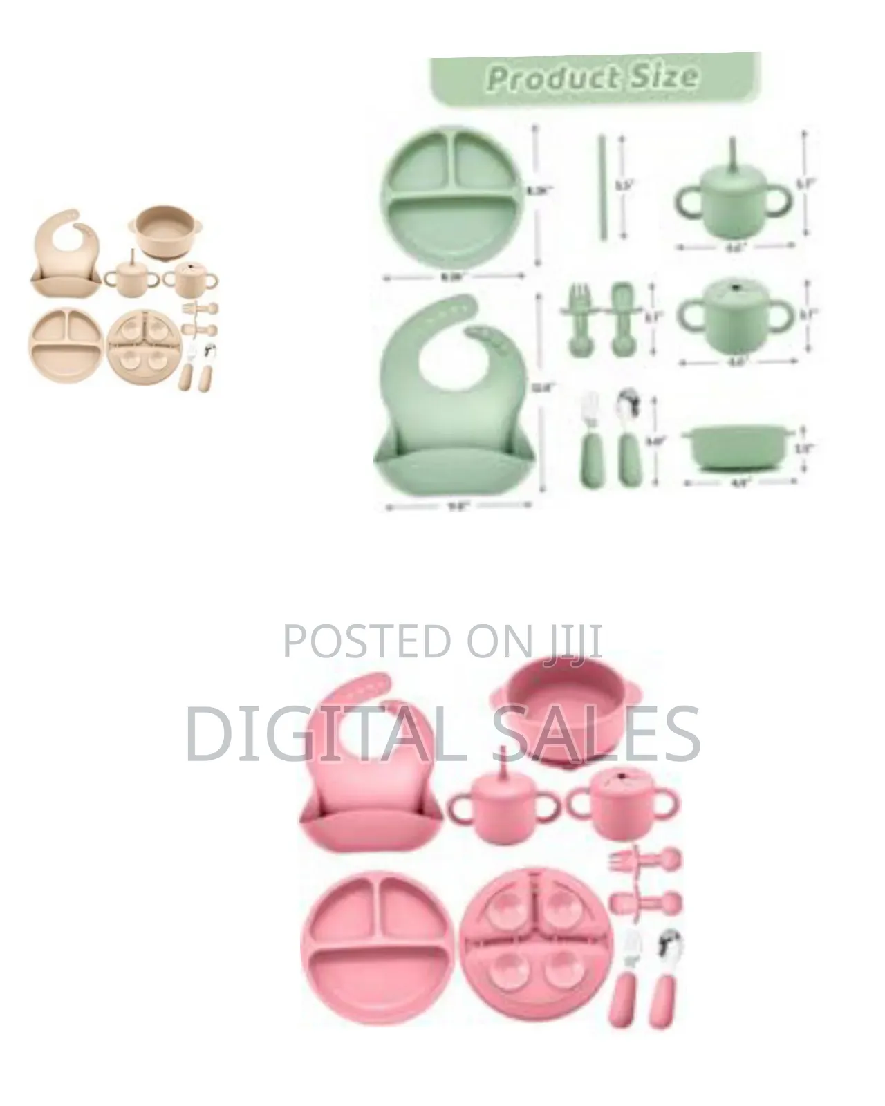 Bufims Silicone Baby Feeding Set, Baby Led Weaning Supplies, Eating