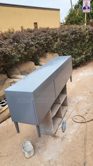 Long Tv Table Gray Color