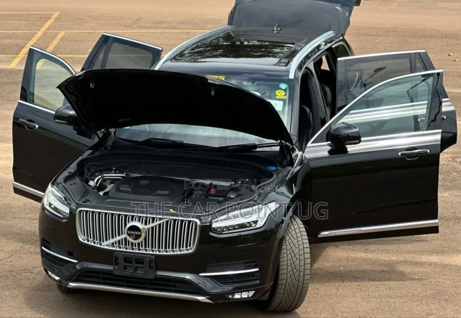 Volvo XC90 T6 Inscription AWD (2.0L 4cyl 8A) 2016 Black