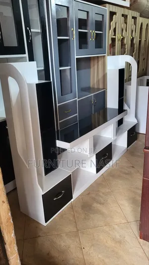 Wall United Tv Stand White and Black Available