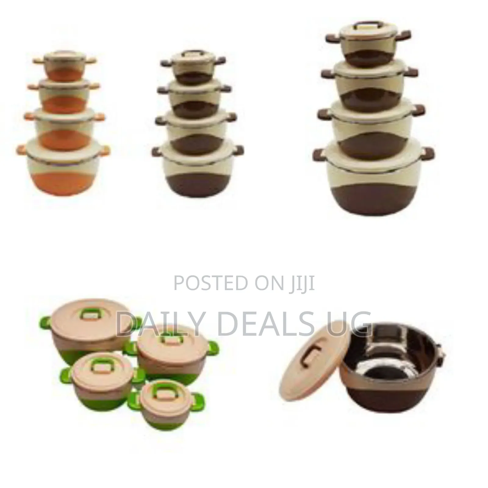 4 Pieces Insulated Hot Pot Dishes Food Container Casseroles