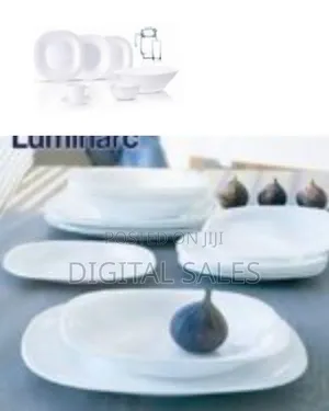 Luminarc Neo Carine White Plates Bowls Cups Plates Dinner Set 46pc