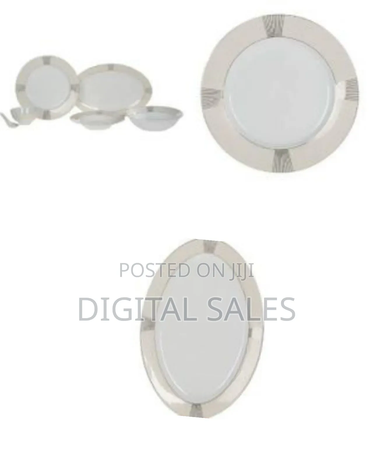 Royalford Porcelain Dinner Set, 26pcs Set Chip Resistant Dishwasher