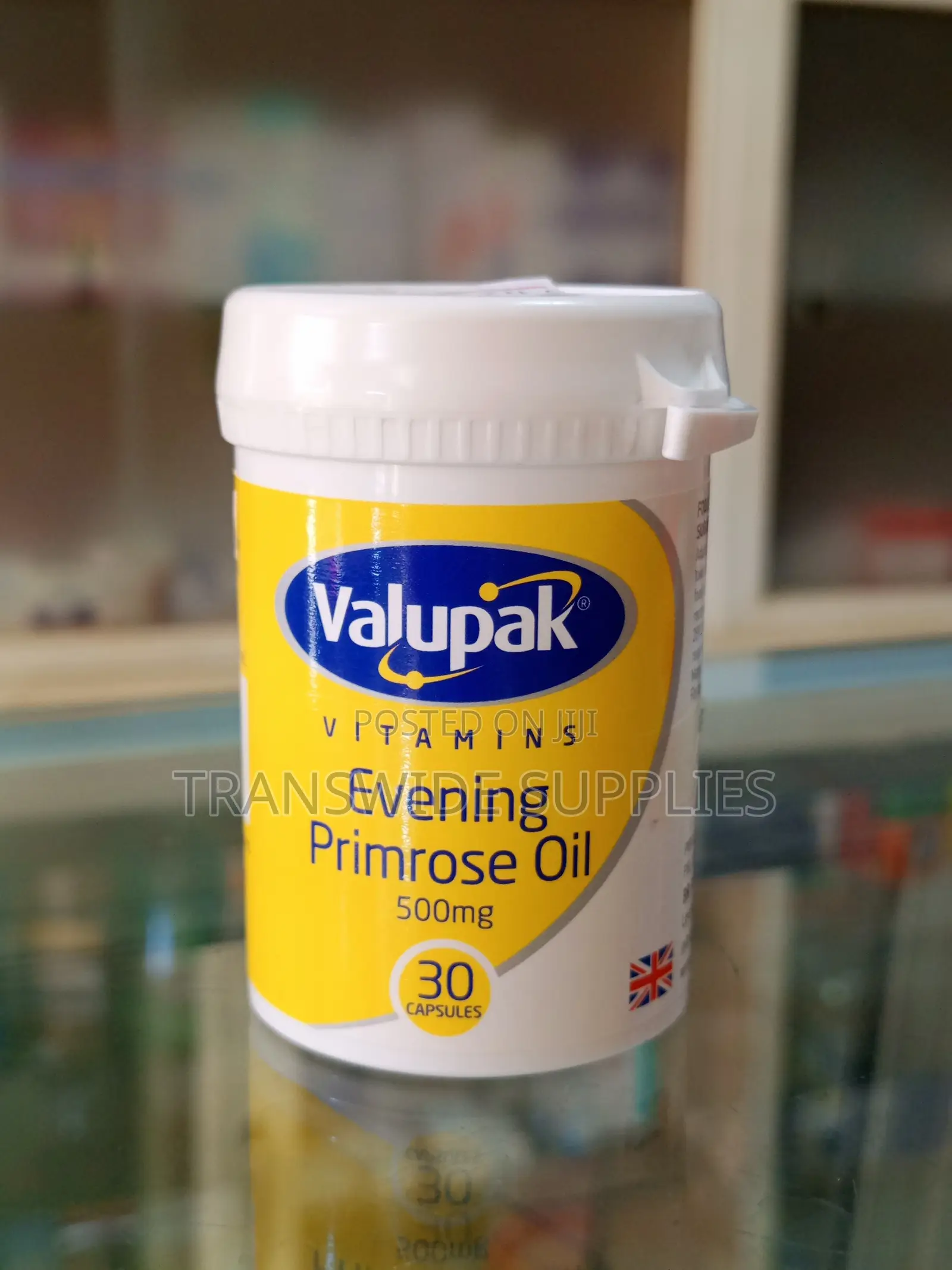 Valupak Evening Primrose Oil 500 Mg 30 Caps