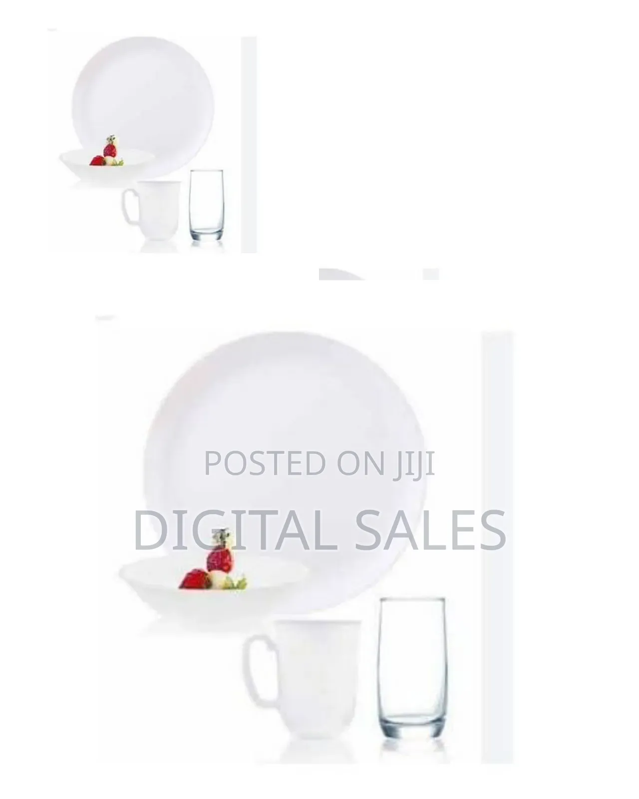 Luminarc Dinner Set 16pc Diwali - 4 Cups, 4 Bowls,4 Plates