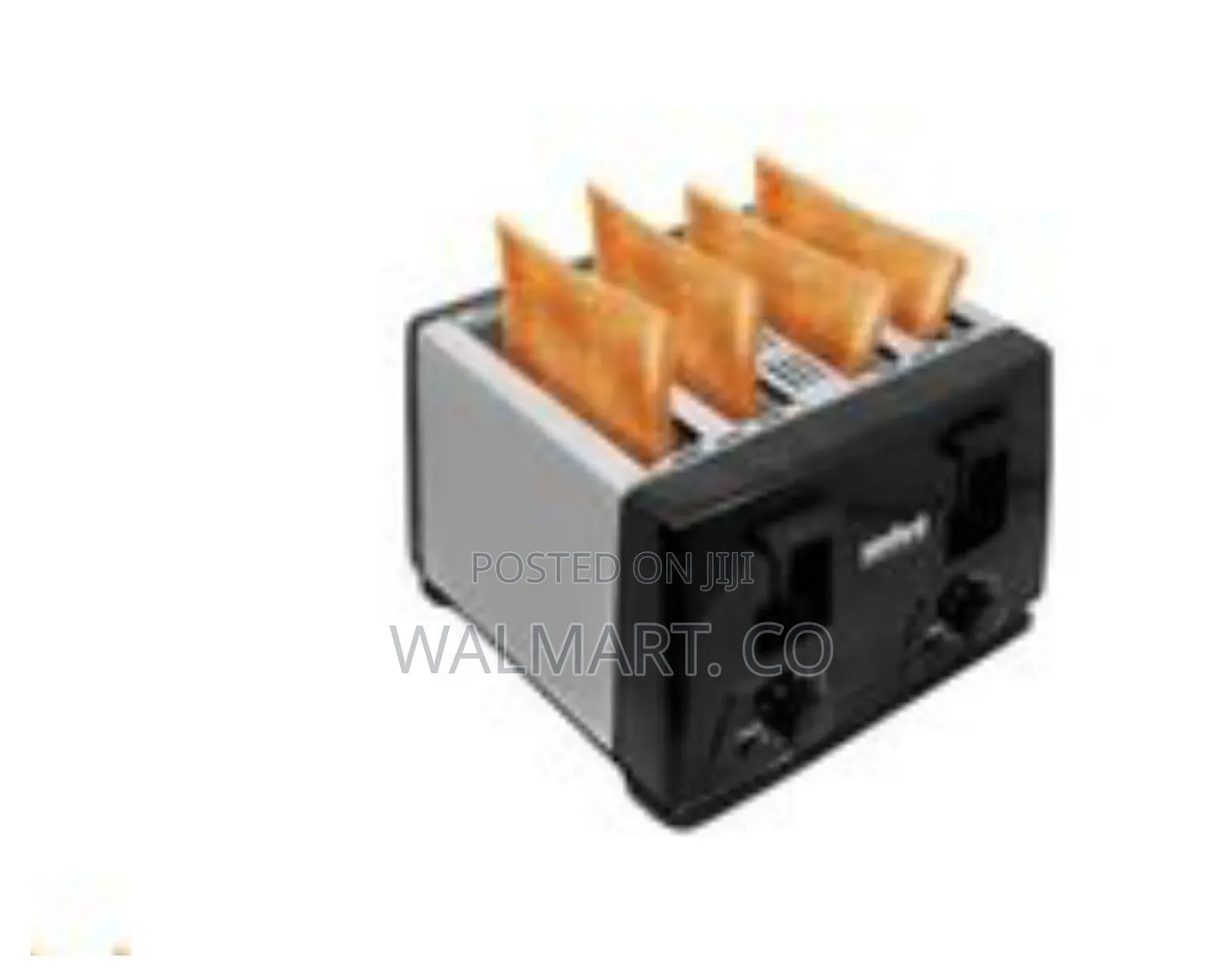Sanford 4 Slice Stainless Steel Bread Toaster-Black