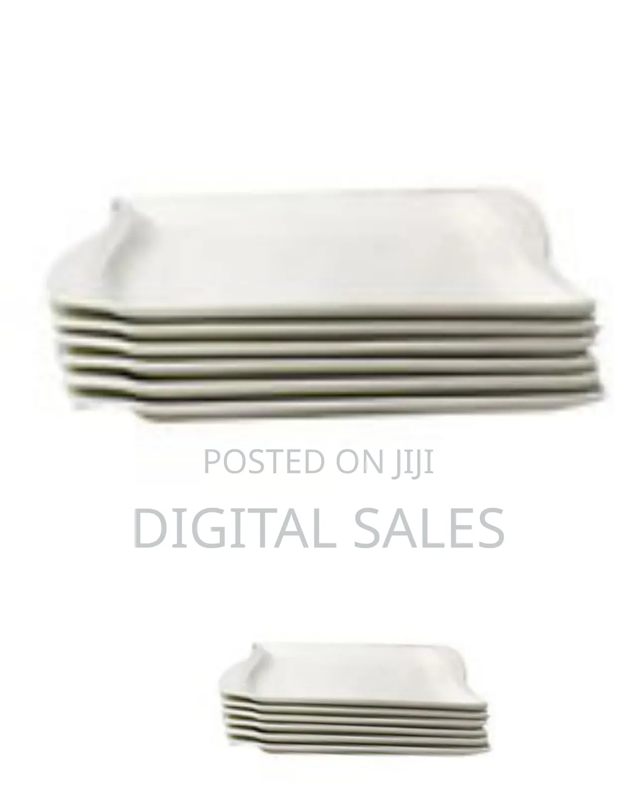 36 Piece Rectangle Dinner Set - White