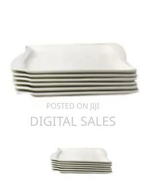 36 Piece Rectangle Dinner Set - White