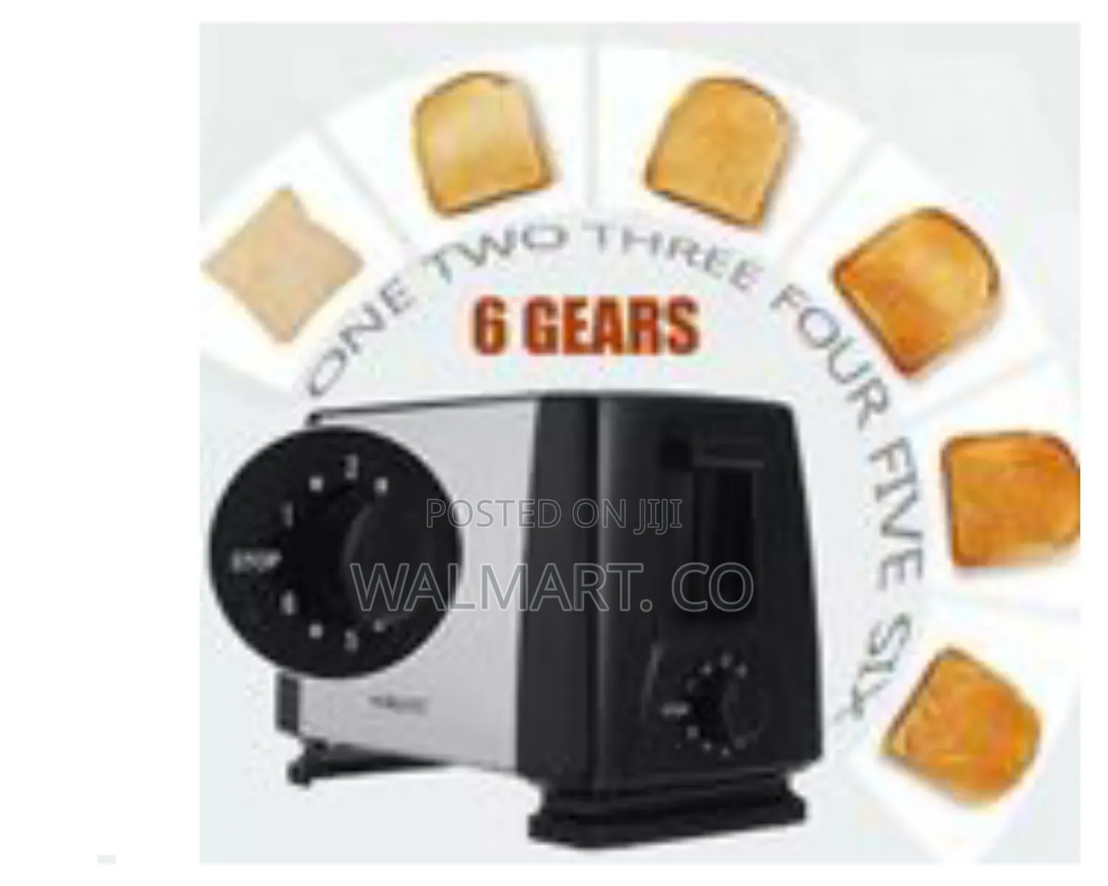 2 Slice Electric Toaster-Silver