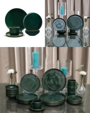 Royal Ford 20pcs Fine Bone Food Plates Cup Bowl Dinner