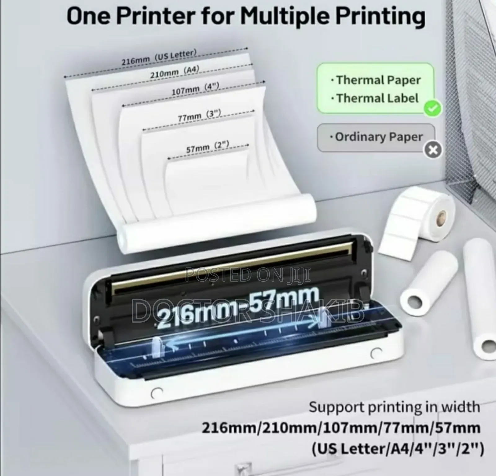 Brand New Portable Inkless Thermal Printer.