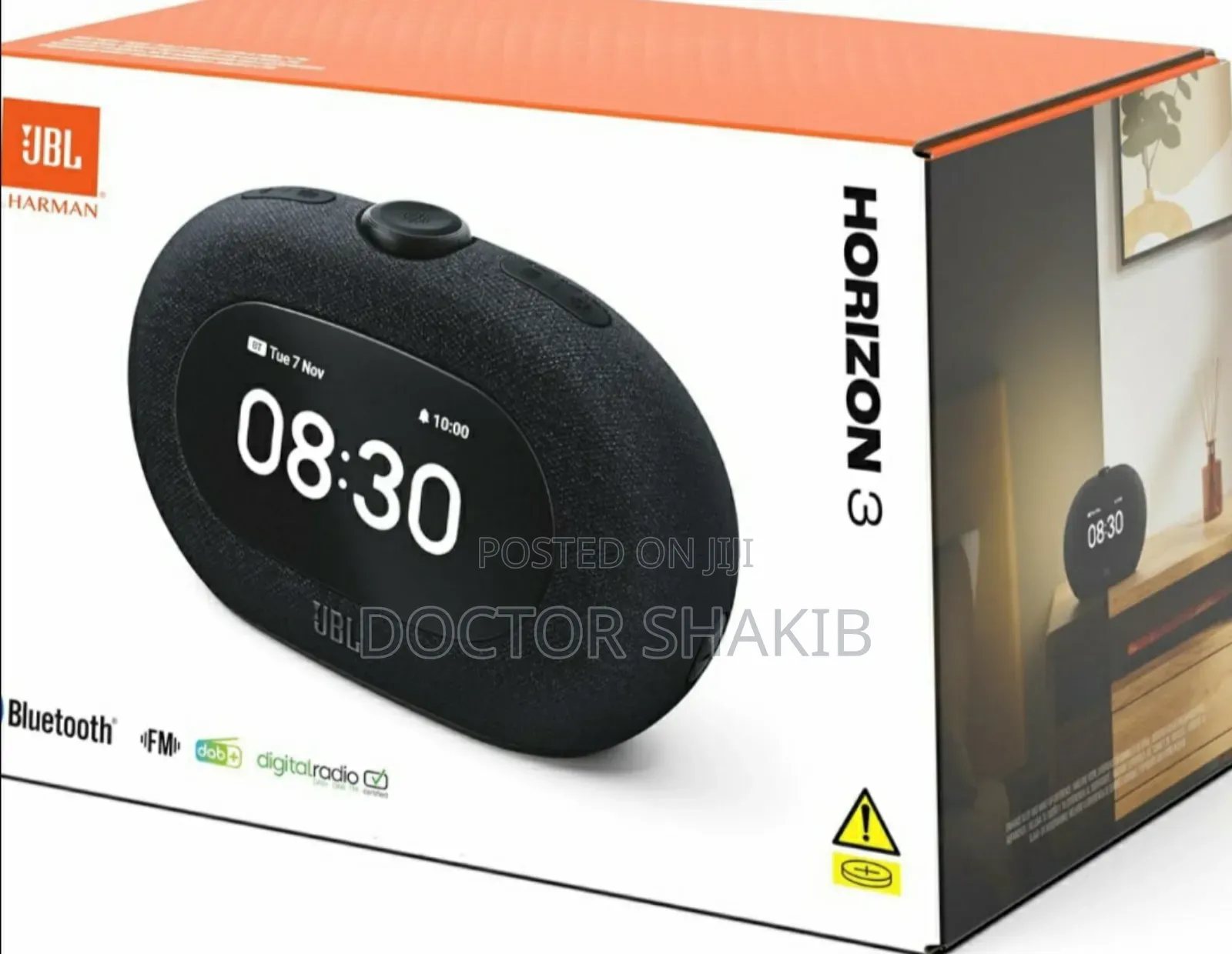 High Performance JBL Horizon 3 Bluetooth Clock Radio.