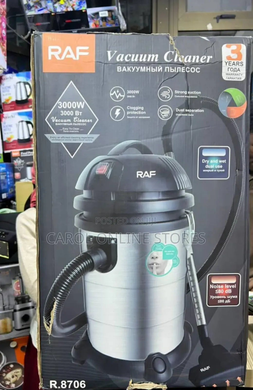 Raf 25 Litres Wet and Dry Vacuum Cleaner