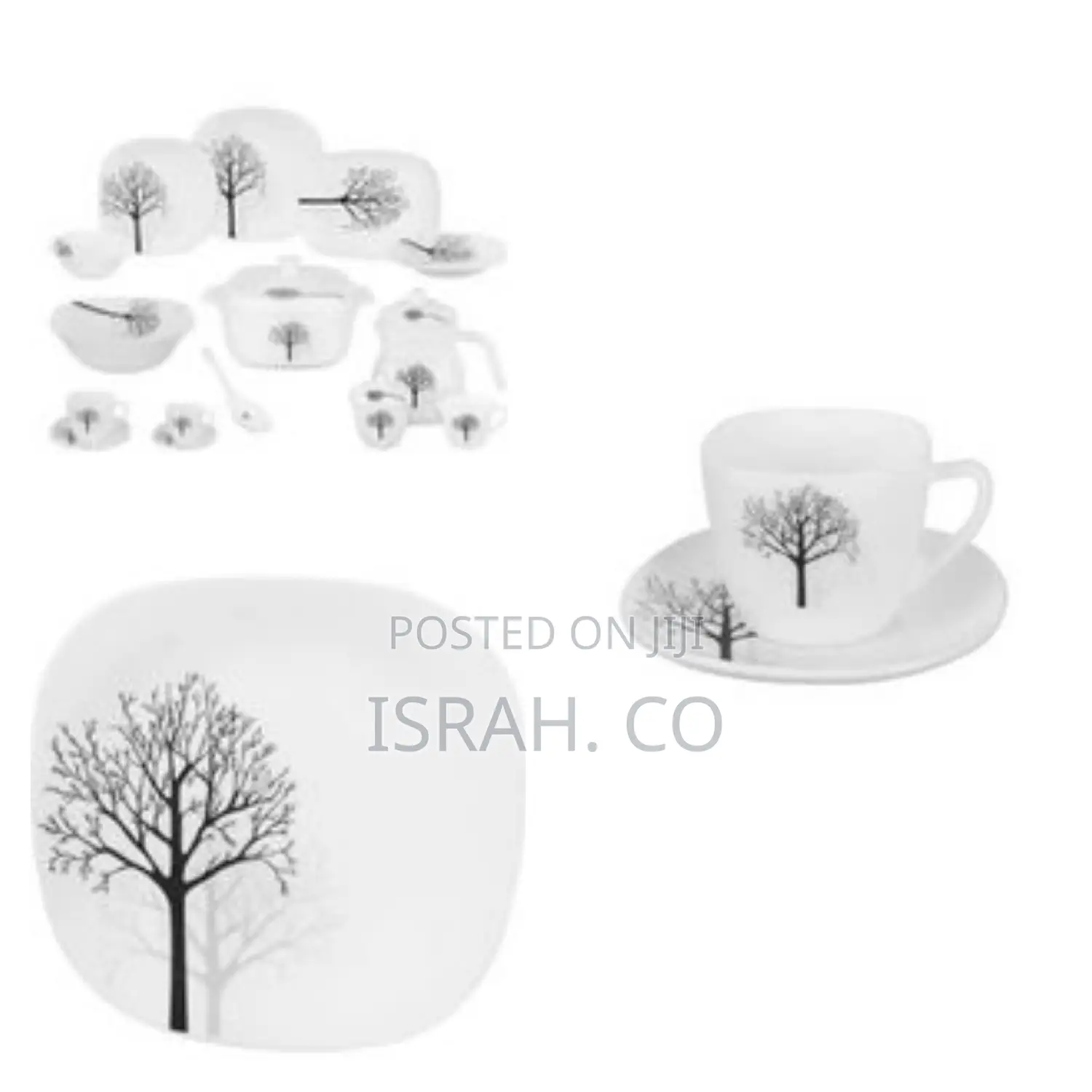 Arcopal 40 PCS Plates Cups Bowls Saucers Dinnerware