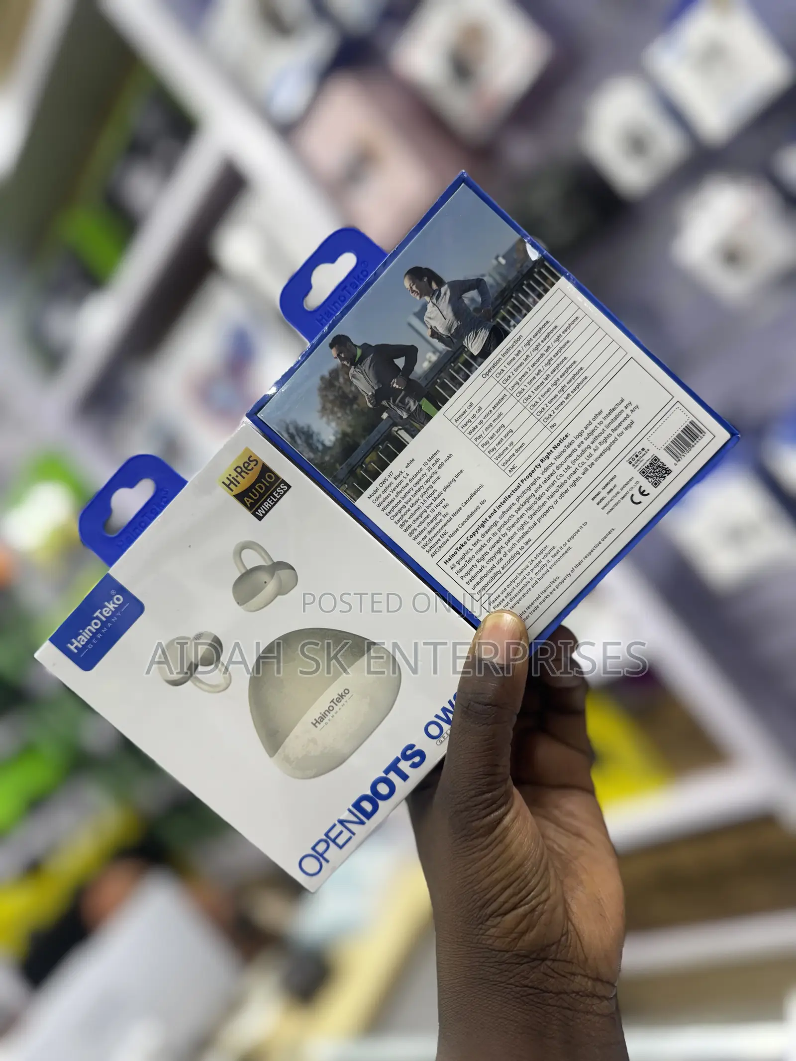 Hainoteko Ows-H7 Opendots Hi-Res Bluetooth Earphones