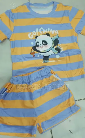 2 Pc Women Cotton Pajama Set Button-Down Short Sleeve Sleepwear