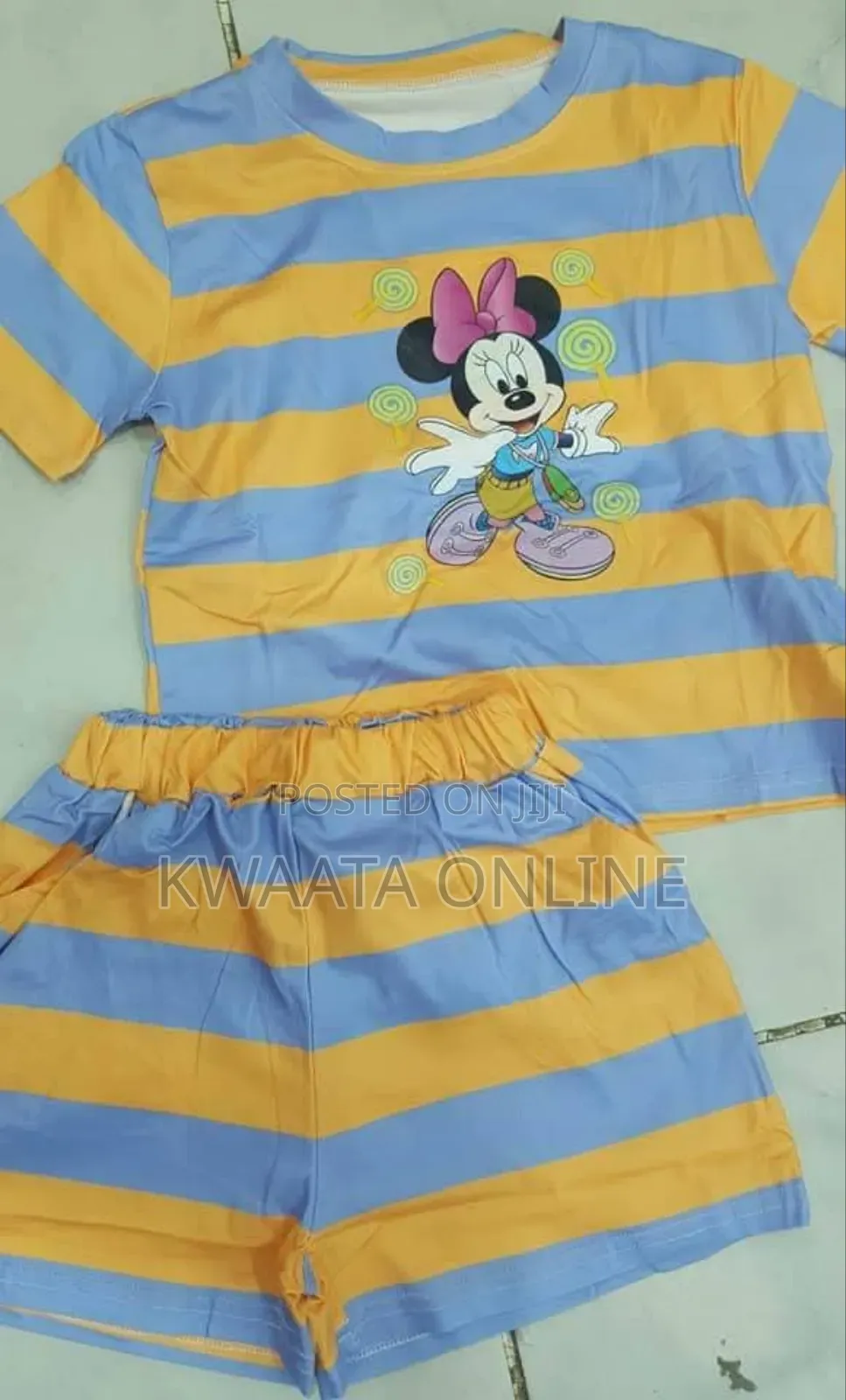 2 Pc Women Cotton Pajama Set Button-Down Short Sleeve Sleepwear