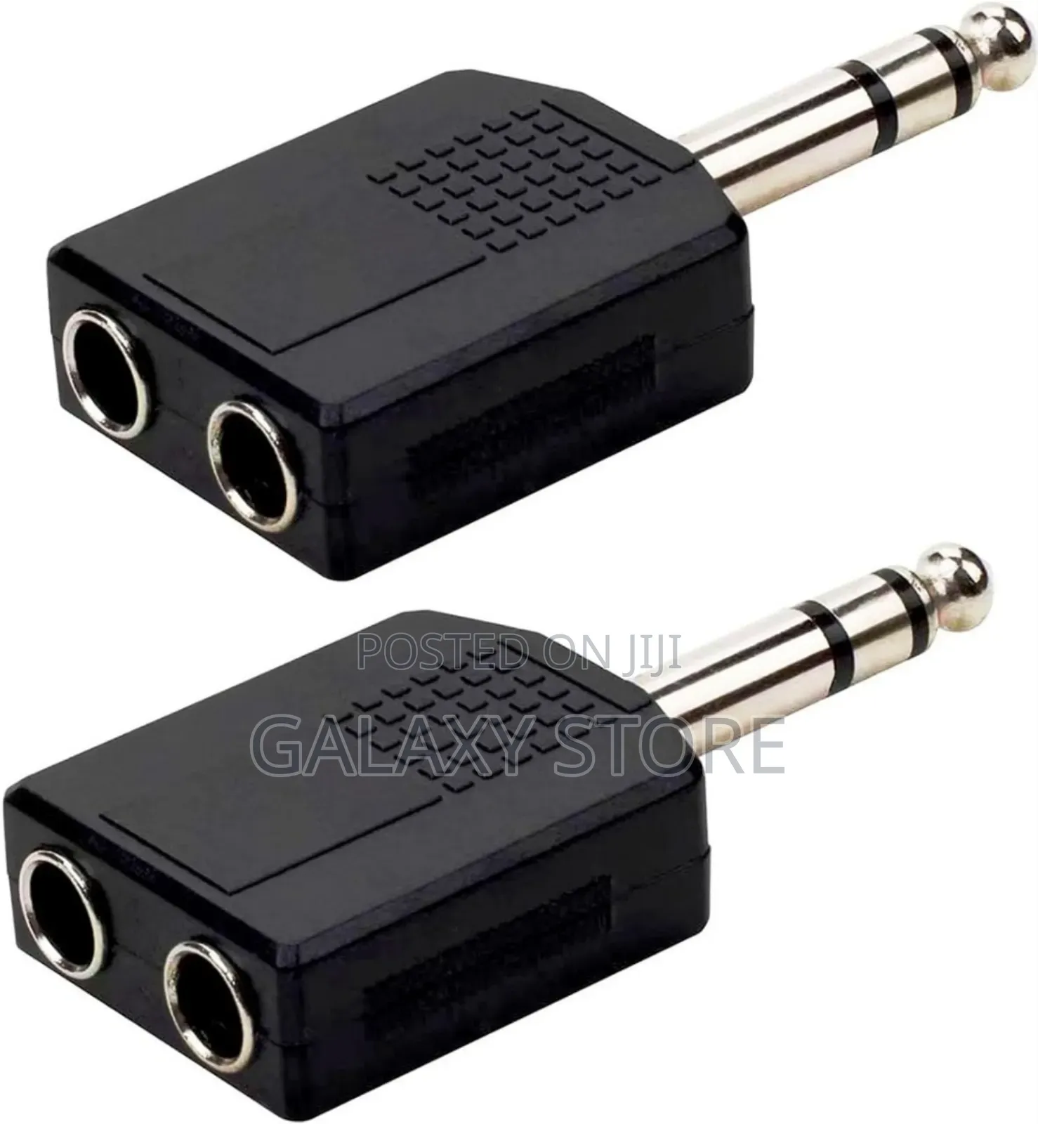 6.35mm F-TRS Stereo Plug Audio 1 Male 1/4 Inch and 2 Female Splitter