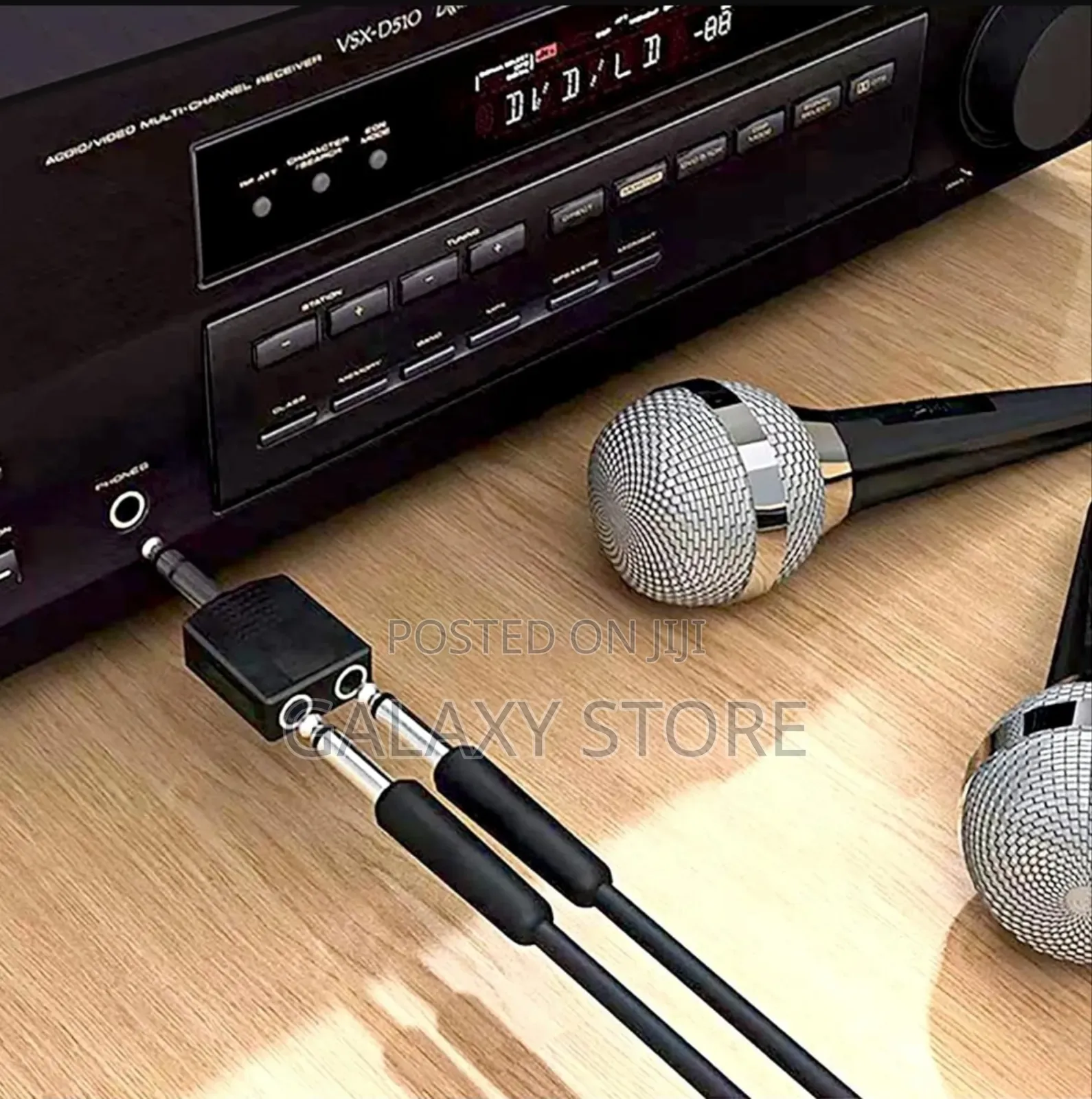 6.35mm F-TRS Stereo Plug Audio 1 Male 1/4 Inch and 2 Female Splitter