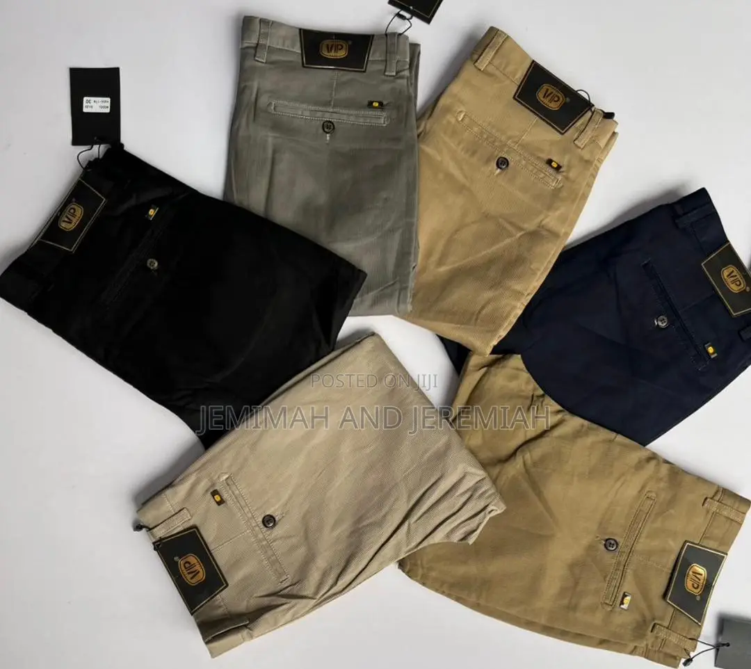 Mens Khaki Pants With Chino Fabric