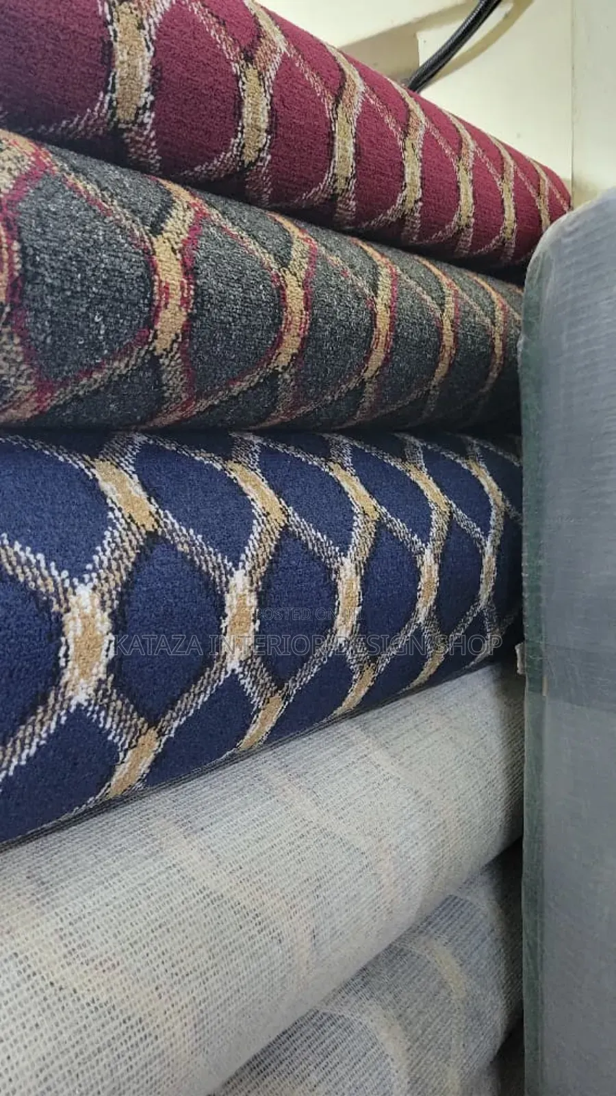 Conference Checked Soft Carpets Available