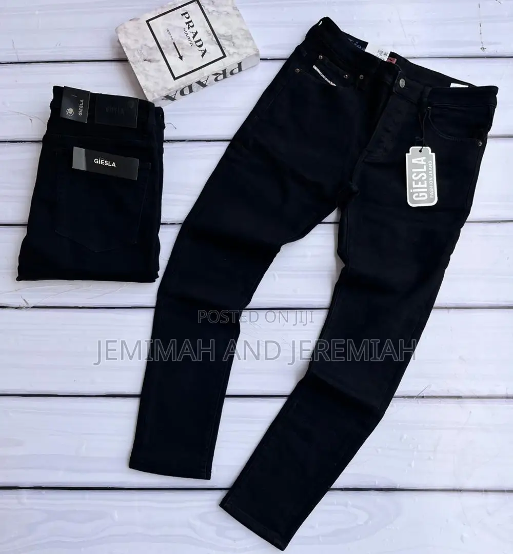 Giesla Plain Denim Jeans for Men.Both Casual and Formal Design