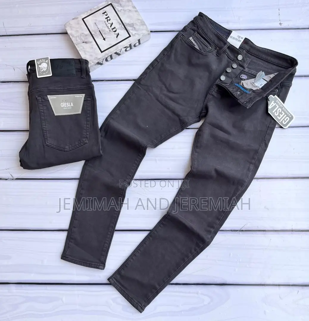 Giesla Plain Denim Jeans for Men.Both Casual and Formal Design