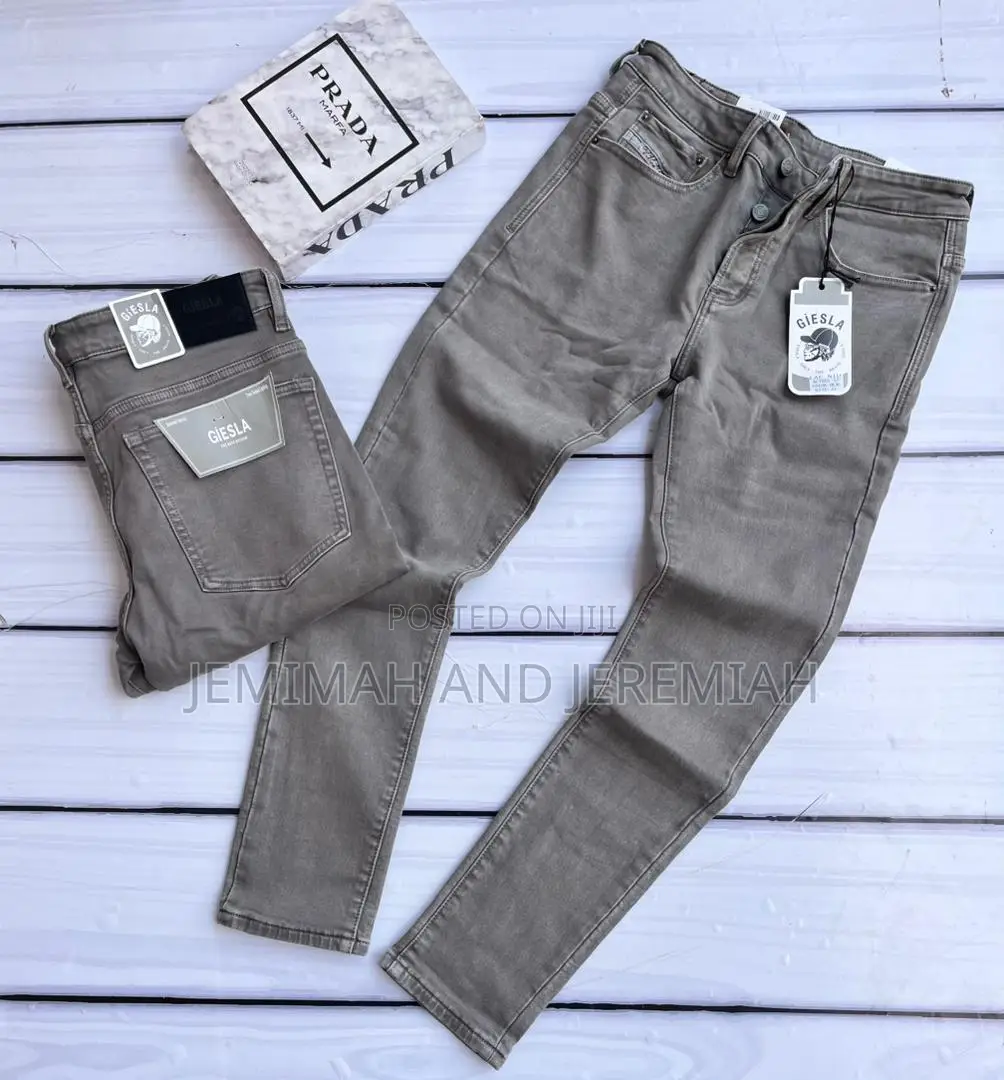 Giesla Plain Denim Jeans for Men.Both Casual and Formal Design