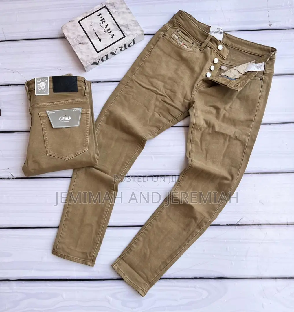 Giesla Plain Denim Jeans for Men.Both Casual and Formal Design